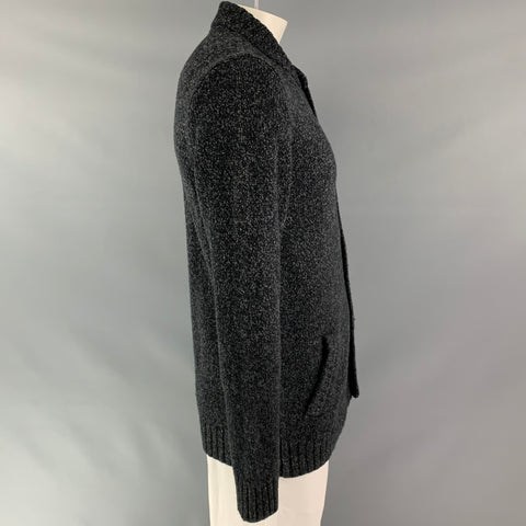 TAYLOR STITCH Size 42 Charcoal Grey Merino Wool Button Down Cardigan