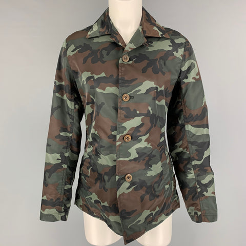 Y's by YOHJI YAMAMOTO Taille L Vert Marron Nylon Veste Blazer