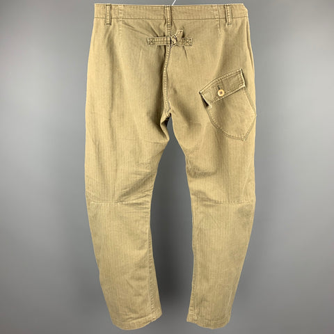 KATOTOOL PROJECT Size 30 Olive Cotton Button Fly Casual Pants