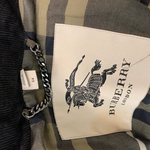 BURBERRY LONDON  Size 44 Olive Quilted Nylon Blend Jacket