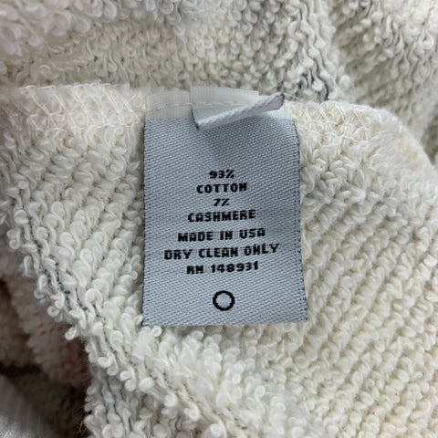 THE ELDER STATESMAN Size S Multi-Color Spinner Tie Dye Cotton Cashmere Pullover