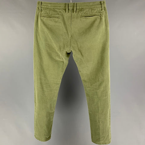 3SIXTEEN Size 34 Olive Casual Pants