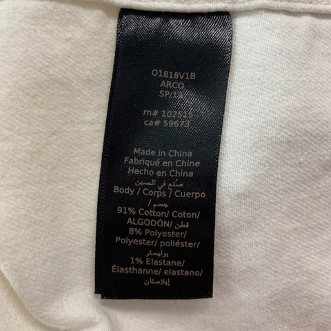 JOHN VARVATOS Size M Off White Cotton Polyester Trucker Jacket