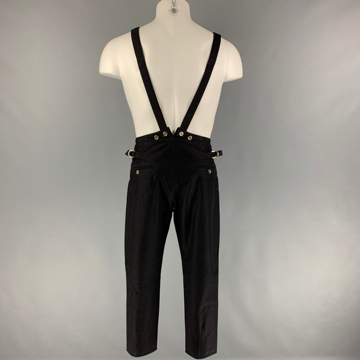 BALMAIN Size S Black Cotton Jodhpurs Casual Pants