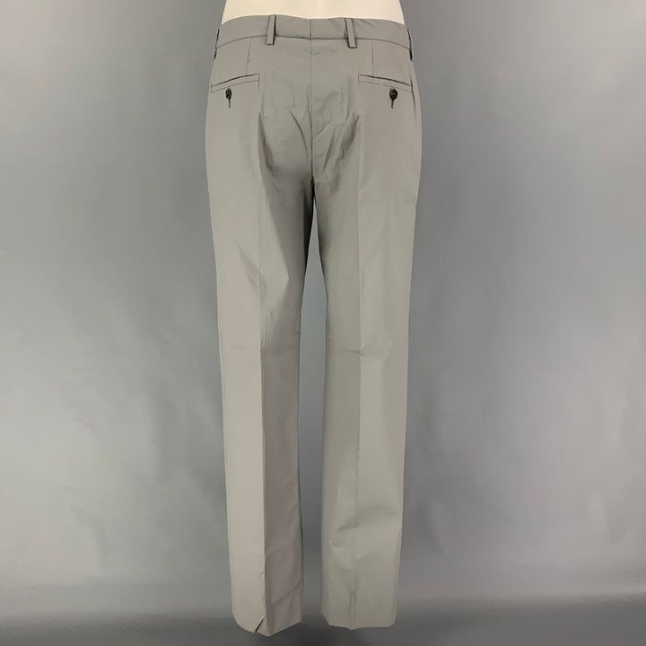 CALVIN KLEIN COLLECTION Size 38 Grey Polyurethane Polyester Suit