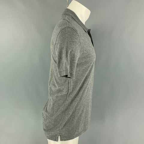 PAUL SMITH Size S Grey Cotton Short Sleeve Polo
