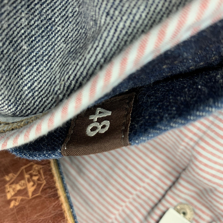 BRUNELLO CUCINELLI Size 30 Indigo Selvedge Denim Button Fly Jeans