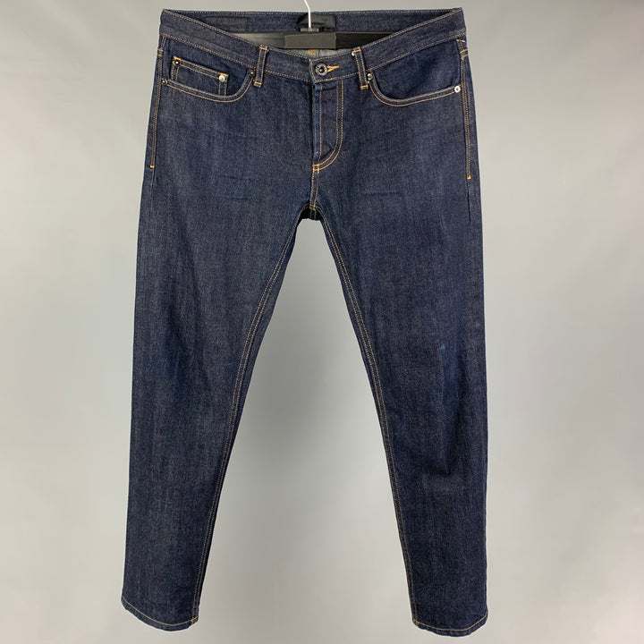 BURBERRY PRORSUM Size 32 Indigo Blue Denim Slim Jeans