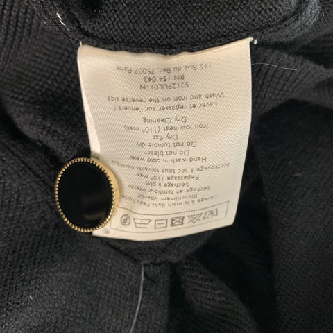 LA MAILLE SEZANE Talla XS Jersey de lana merino negro