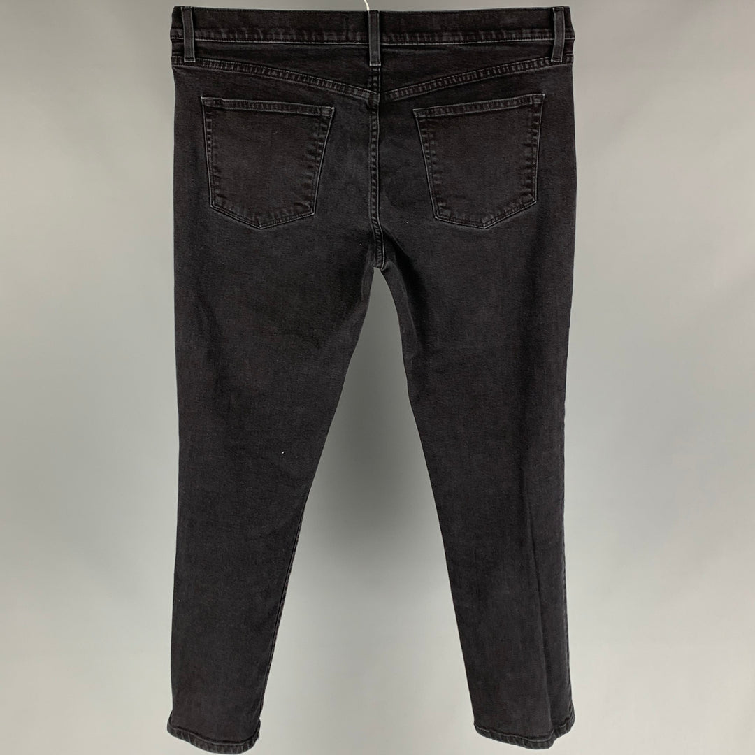 J Brand straight jeans 36 Grey Cotton ref.880817 - Joli Closet