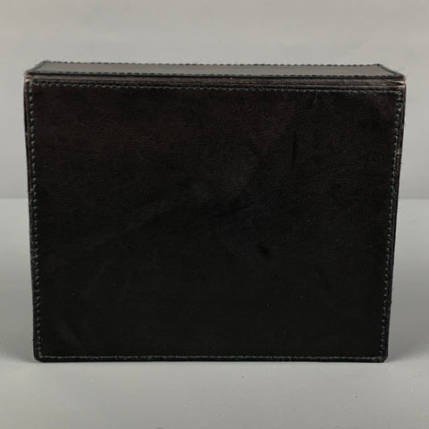 CALVIN KLEIN Size One Size Black Leather Mini Jewelry Watch Box