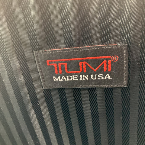 TUMI Black NylonCanvas Carry On Travel Bag