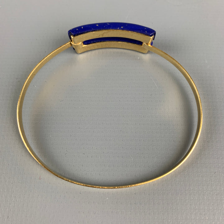 GUCCI Blue Lapiz 18K Gold Custom Made Bracelet