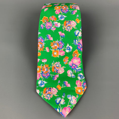POLO by RALPH LAUREN Multi-Color Floral Silk Tie