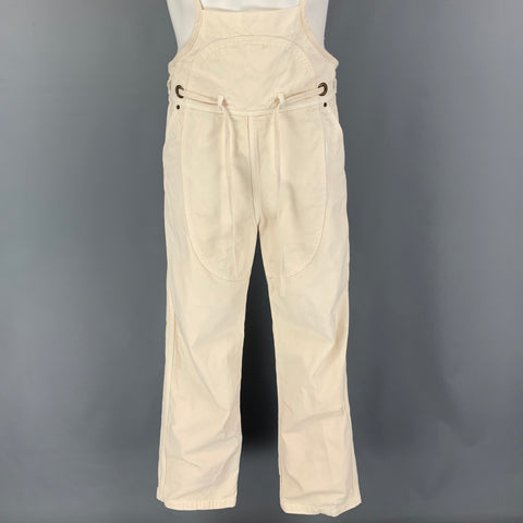 KAPITAL Size XS Beige Cotton Overalls