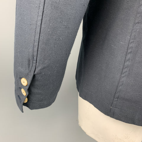 THE LOST EXPLORER Size 42 Navy Cotton Sport Coat