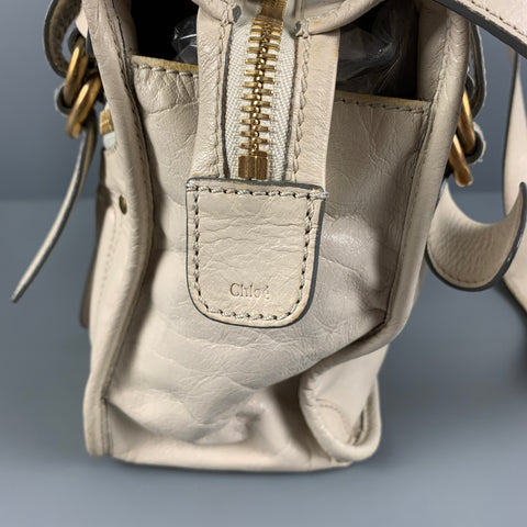 CHLOE Beige Leather Shoulder Bag