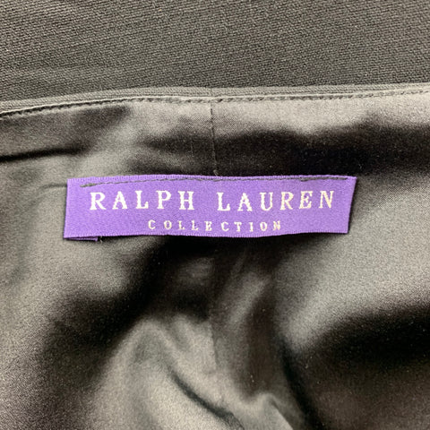 RALPH LAUREN COLLECTION Size 6 Black Long Pencil Skirt