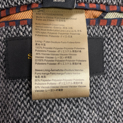 SCOTCH AND SODA Size 44 Grey & Black Wool / Nylon Sport Coat
