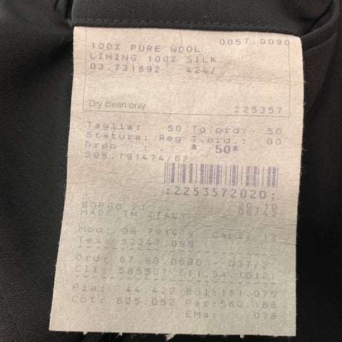 GIORGIO ARMANI Size 32 Black Wool Tuxedo Dress Pants