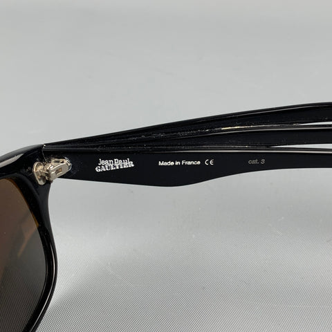 Vintage JEAN PAUL GAULTIER by MIKLI Black Acetate Sunglasses