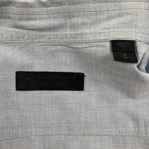 BURBERRY PRORSUM Size L Light Blue Button Up Long Sleeve Shirt