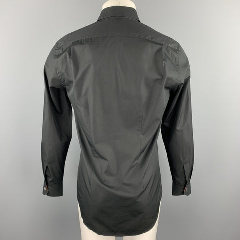 PAUL SMITH Size S Black Cotton Button Up Long Sleeve Shirt