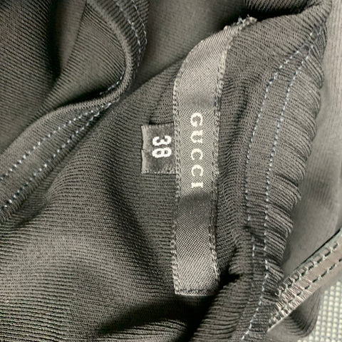 ZAMASPORT for GUCCI Size 2 Black Rayon Strapless Long Dress