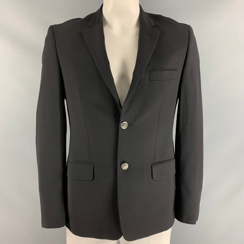 FAITH CONNEXION  Size L Black Rhinestone Sport Coat