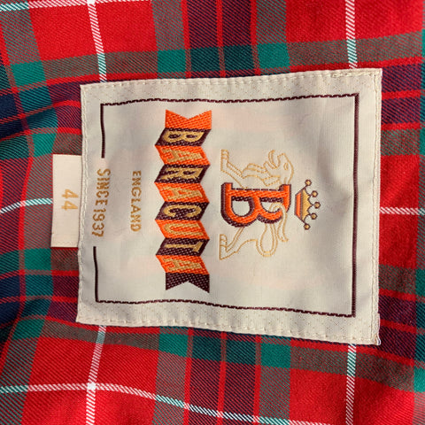 BARACUTA Chaqueta con cremallera de poliéster y algodón azul talla L