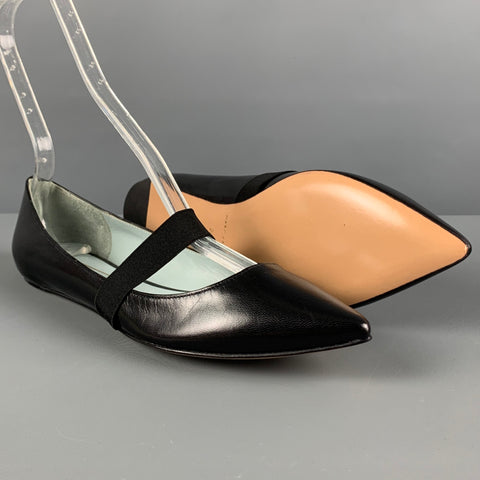 MARC JACOBS Taille 8,5 Appartements Mary Jane en cuir noir