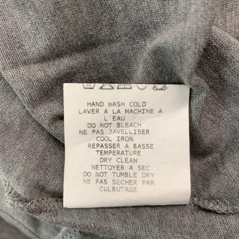 ETRO Polo de algodón blanco gris marino talla XXL