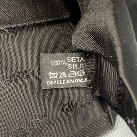 GIORGIO ARMANI Black Silk Neck Tie