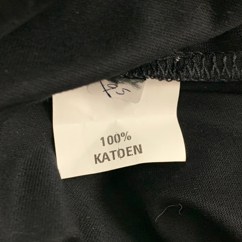 ORSON+BODIL Size 4 Black Katoen V-Neck Casual Top