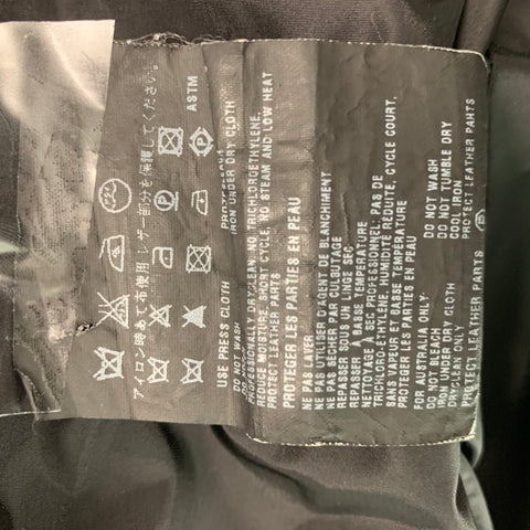PRADA Size 42 Navy Wool Single breasted Jacket