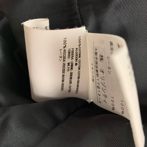 VIVIENNE WESTWOOD RED LABEL Size 4 Black Velvet Cotton Jacket