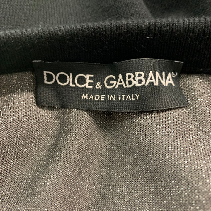 DOLCE & GABBANA Size 8 Multi Color Cashmere Blend Long Sleeve Pullover