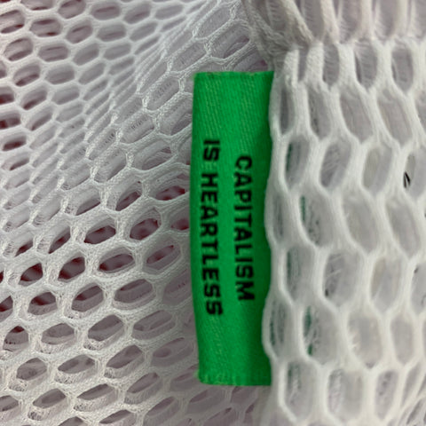 WILLY CHAVARRIA Size S White Mesh Polyester Cropped T-shirt