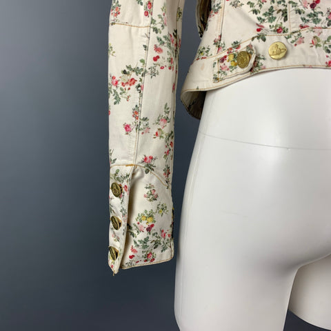 VIVIENNE WESTWOOD ANGLOMANIA x LEE Size S Multi-Color Floral Cotton Jacket