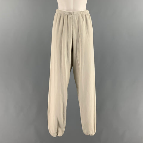 JOAH BROWN Taille XS/S Pantalon de survêtement en coton blanc cassé Pantalon décontracté