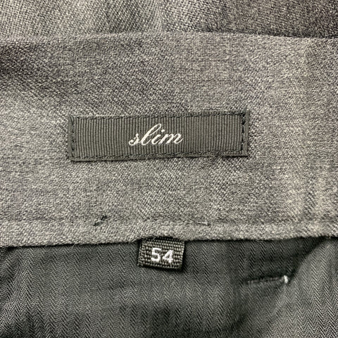 VIKTOR & ROLF Size 42  Dark Gray Wool Regular Peak Lapel Suit