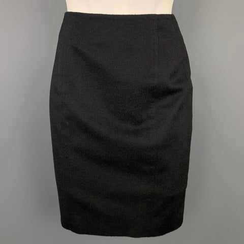 MAX MARA Taille 4 Tailleur jupe crayon en tissu noir
