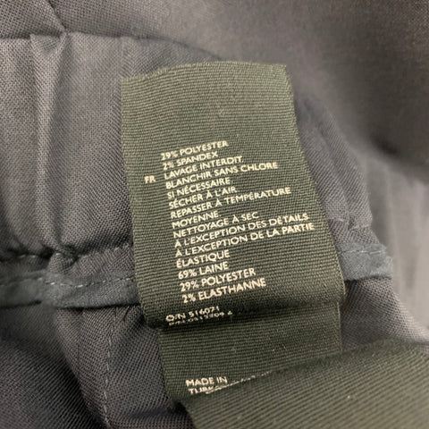 COS Size 32 Navy Wool Blend Straight Casual Pants