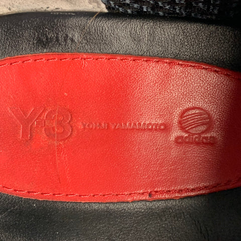 Y-3 by YOJHI YAMAMOTO  Size 11.5 Black Leather Low Top Sneakers