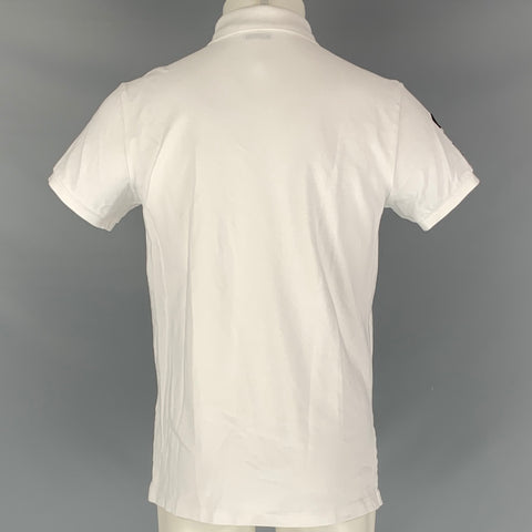 POLO by RALPH LAUREN Size M White Embroidery Cotton Polo