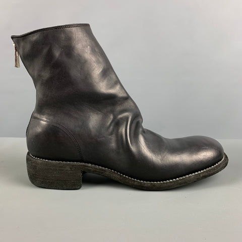 GUIDI Size 11 Black Boots
