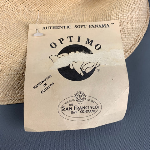 VINTAGE Size M Beige Straw Hats