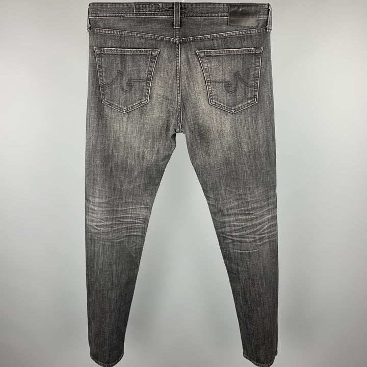 ADRIANO GOLDSCHMIED The Dylan Size 34 Black Distressed Denim Jeans