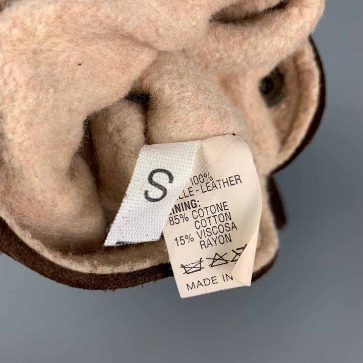 Guantes de ante marrón HUGO BOSS