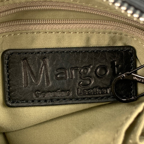 MARGOT Black Leather CrossBody Bags